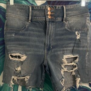 AE Blue Denim Jean Shorts